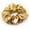Gold, variant on Hair Scrunchies - Elastic Hair Ties for Girls & Women, Shiny Hair Accessories, Hair Band for Women's Ponytail, Soft Hair Bows (, 2 count)