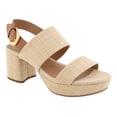 thumbnail image 3 of Sandalias Tacon Aerosoles Mujer Dama Camila Casual Playa beige 24 MX, 3 of 6