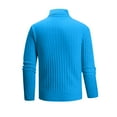 thumbnail image 3 of Wutalume Men's Cardigan Sweater Pullover Style Long Sleeve Knitted Top, Soft and Comfortable for Casual Wear,Sky Blue M, 3 of 3