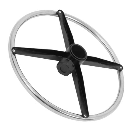 NICEXMAS Silver Foot Rest Ring 1Set Stainless Steel for Bar Stool and Office Chair Users