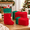 Red & Green-36 Pack, variant on 36 Pack Christmas Stockings, Blue & White, 19 Inch Felt Holiday Decorations for Family Use