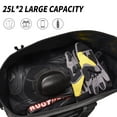 thumbnail image 5 of AFISHTOUR Motorcycle Saddlebags, 50L Detachable Waterproof Motorcycle Luggage Bag for Scooter, Honda, Suzuki, Yamaha (Red, 2 Pack), 5 of 7