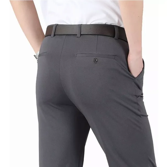 Pantalones Cómodos Elásticos Casuales Para Hombre Moda