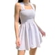thumbnail image 3 of Txlixc Vestido Sin Mangas Sin Espalda Para Mujer, Estampado De Flores Plisado Vendajes De Amarre Verano Casual Corte Suelto Corto De Una Pieza Txlixc  Moda, 3 of 9