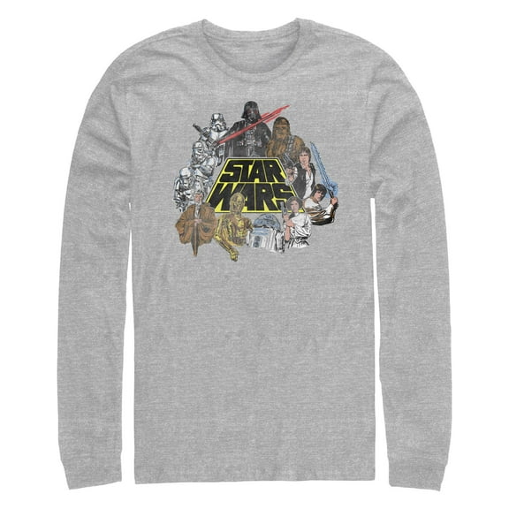 Men's Star Wars: A New Hope Classic Characters  Long Sleeve Shirt