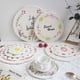 thumbnail image 2 of Posavasos de algodón y lino con pequeñas flores de estilo japonés, tapete de cuerda de algodón redondo grueso, mantel individual tejido a mano, tapete antiescaldaduras para platos y cuencos, 2 of 6