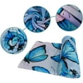 thumbnail image 4 of Butterfly Blanket 50"x60" Blue Butterfly Throw Blankets Butterfly Gifts Stuff for Women Girl Super Cozy Soft Blanket for Bedroom Living Room Sofa, 4 of 6