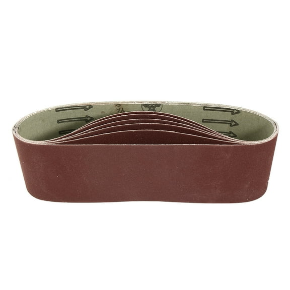 Uxcell 3" x 21" 240 Grit Lapped Joint Aluminum Oxide Sanding Belts 6 Pack