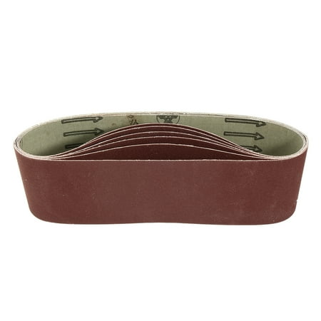 

Uxcell 3 x 21 240 Grit Lapped Joint Aluminum Oxide Sanding Belts 6 Pack