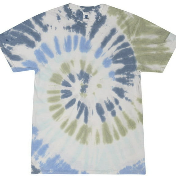 Colortone 100% Cotton Tie Dye Shirt for Women and Men, 3X-Large, Grand Canyon