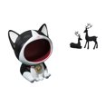 thumbnail image 1 of Elegante juego de figuras de resina de gato y ciervo para sala de estar, dormitorio, mesa, centro de mesa, adorno de escritorio, escultura decorativa, 1 of 8