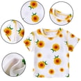 thumbnail image 2 of Qudderr T-Shirt à Manches Courtes pour Garçons 1-6 Ans Imprimé Col Rond T-Shirts en Coton pour Garçons, 2 of 9