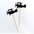 thumbnail image 3 of Darling Souvenir, Plane Shape Cupcake Toppers, Birthday Wedding Party Dessert Decorations - Pack Of 20, 3 of 3
