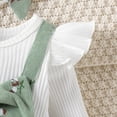 thumbnail image 5 of Emy Dola Newborn Baby Girl Clothes Ruffle Long Sleeve Romper One Piece Bowknot Jumpsuit Fall Winter Infant Outfits For 3-18 Months, 5 of 9