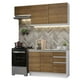 thumbnail image 1 of Cocina Integral Completa 180cm Glamy Madesa 09 - Blanco/Marrón, 1 of 5