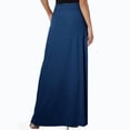 thumbnail image 5 of YUEJUIR Women'S Skirts Spring And Autumn City Leisure Skirt Ladies Solid Color Drawstring Skirt Floral Maxi Skirt Boho Skirt (Blue,XL), 5 of 6