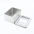 thumbnail image 1 of Caja de hierro para embalaje con ventana rectangular, accesorios y piezas, caja de hierro para embalaje general, caja de hojalata, 1 of 2