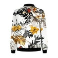 thumbnail image 4 of Summer Clearance Ofreoo Women's Casual Fashion Printed Pocket Zippered Coat Womens Lightweight Jackets, 4 of 5
