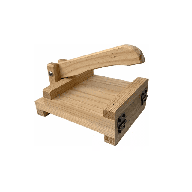 Máquina Tortillera De Madera Artesanal Manual café.