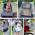 thumbnail image 4 of Queilt (Black) Innovative Traveler Bubble Backpack Pet Carriers for Cats and Dogs, 4 of 5