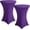 Purple, variant on Cocktail Spandex Table Cover, 2 Pack Cocktail Fitted Tablecloths, Stretch Round Highboy Table Covers Cloths for Bar Wedding Party Banquet, Purple, 30"-32" Diameter x 40"-43" Height