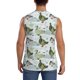 thumbnail image 4 of Fotbe Mallard Ducks Wild Birds Men's Camiseta sin Mangas Estampada para Hombres, Playera Casual para Gimnasio, Entrenamiento, Playa-XX-Large, 4 of 7