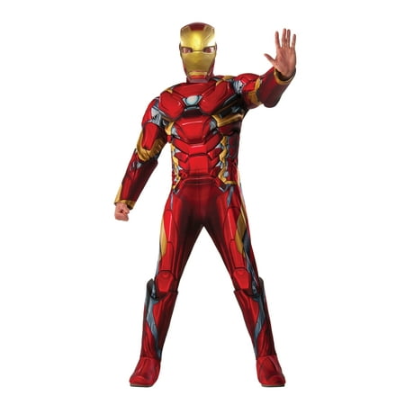 captain america civil war deluxe iron man adult mens costume