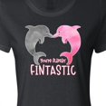 thumbnail image 4 of Inktastic You're Flippin' Fintastic Dolphins Women's T-Shirt, 4 of 5