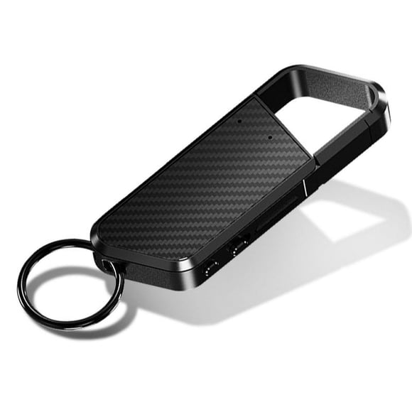 Mini Dictaphone Réduction de Bruit Enregistreur Audio Stylo d'Enregistrement Crochet Portable Porte-Clés Enregistreur de Réunion 16GB