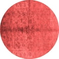thumbnail image 1 of Ahgly Company Indoor Round Oriental Red Traditional Area Rugs, 4' Round, 1 of 4