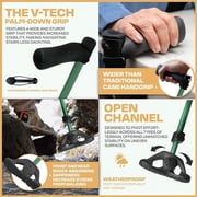 Dynamo Swing Cane - Lightweight, Heavy Duty, All-Terrain and Adjustable - Soft Ergonomic Grip, Articulating Cane Base, Stylish, Perfect for Seniors, Men and Women for Stability and Balance (Black)