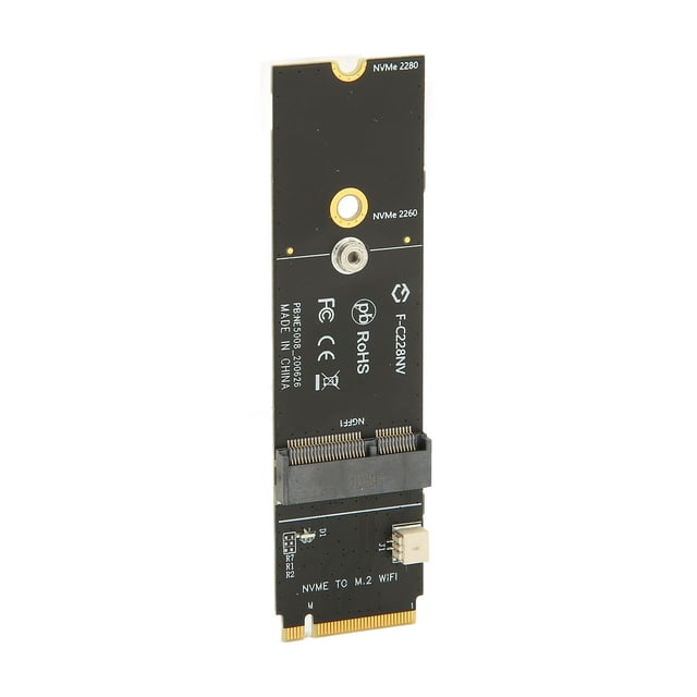 Tarjeta vertical SSD NikouMX llave M.2 A+E a M probada y confiable