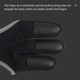 thumbnail image 3 of Guantes De Tiro Con Arco Caza Guantes de tiro con arco SPG Protector de mano de tiro con arco de 3 dedos (gris L) Tmvgtek Para Estrenar, 3 of 9