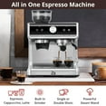 thumbnail image 3 of Wpond All-in-One 20 Bar, 1-Cup Stainless Steel Espresso Machine, 3 of 9