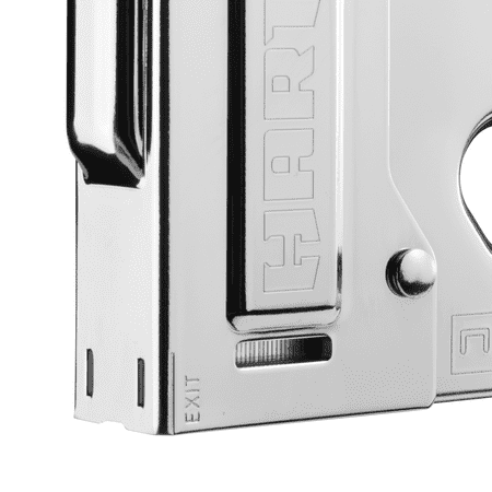 HART Light Duty Chrome Staple Gun with Bonus Staples