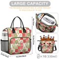 thumbnail image 5 of Pioneer Flower Floral Print Pattern Womens Lunch Box for Work,Insulated Large Lunch Bag,Leakproof Adult Lunch Bag for Work,Beach,Travel,Picnic,Camping, 5 of 6