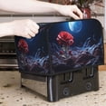 thumbnail image 6 of KLL Artistic Moon Rose Print 4 Slice Toaster Dust Covers Kitchen Small Appliance Cover with 2 Pockets,Can hold Jam Spreader Knife & Toaster Tongs (12.4 x 10.6 x 8.2), 6 of 6