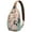 Dog Lover Gift, variant on Dog Lover Gift Sling Backpack with Cute Puppy Pattern, Paw Print Crossbody Bag for Women Men, Travel Hiking Daypack