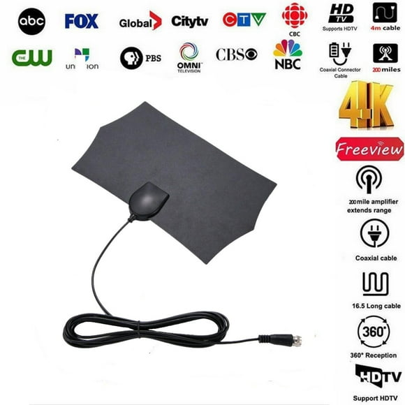 Digital HDTV Antennas Mini High Definition TV Antenna HD Indoor Amplified High Definition 4K HDTV Digital TV Television Antenna