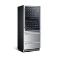 thumbnail image 2 of Forno Capraia 30-Inch Dual Temperature Zone Wine Cooler, Up to 144 Bottles, Two Refrigerated Drawers, Adjustable Temperature Zones, 2 of 7