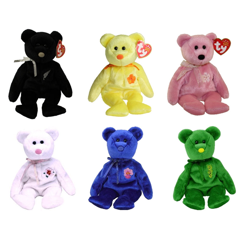 MWMT 8.5 Inch Ty Beanie Baby ~ I LOVE SINGAPORE Bear Asia Pacific Exclusive 