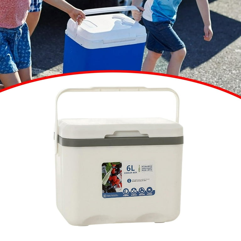 Colaxi Cooler Box Ice Bin Cold Storage Personal Ice Chest Small Hard Insulated Box for Commercial Fishing Stall Barbecue Breast Milk White Colaxi Cooler Box Ice Bin Cold Storage Personal Ice Chest Small Hard Insulated Box for Commercial Fishing Stall Barbecue Breast Milk White