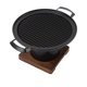 thumbnail image 4 of Parrilla De Mesa Pequeña, Parrilla De Carbón De Mesa Portátil De Fácil Limpieza, Aleación De Aluminio, Negro Sin Humo Para Interiores Para Una Persona Anggrek Otros, 4 of 8