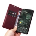 thumbnail image 3 of Funda para Google Pixel 6 Pro Estuche de Cuero PU Tipo Cartera con Ranuras para Tarjetas y Cierre Magnético, 3 of 5