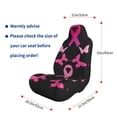 thumbnail image 5 of Pofeuu Breast Cancer Print Automotive Car Seat Covers Flat Cloth Full Set Seat Covers,Car Seat Covers front seats for Cars Trucks and SUVs-1, 5 of 9