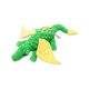 thumbnail image 3 of Juguete chirriante para perros, lindo dragón, resistente a las mordeduras, divertido, protección para muebles, resistente. verde, 3 of 9