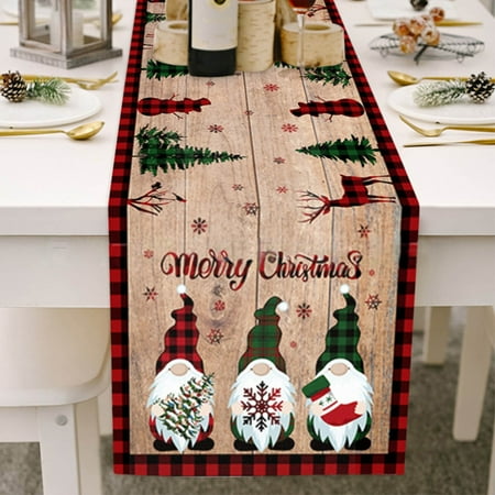 

Holiday Ornaments Usloyux Prime Day Deals - Christmas Table Flag Winter Table Flag Decorative Table Flag