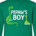thumbnail image 4 of Inktastic Pepaw's Boy Grandson Long Sleeve Youth T-Shirt, 4 of 5