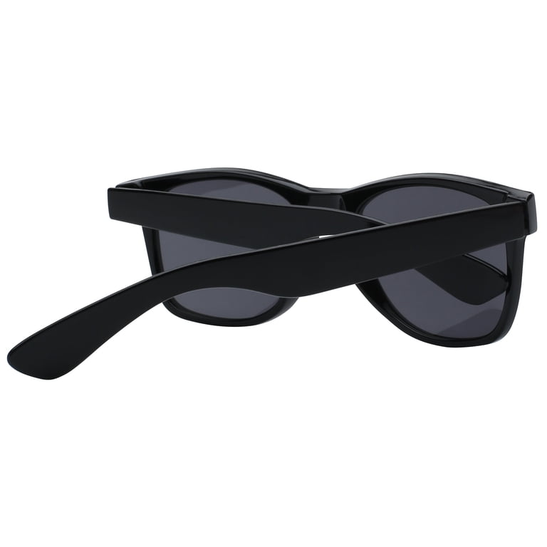 Retro Sunglasses - Black Frame / Smoke Polarized Lens  display picture 1