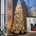 thumbnail image 2 of Home Heritage Anson 7' Slim 350 Clear Pre-Lit Artificial Christmas Tree, 2 of 11